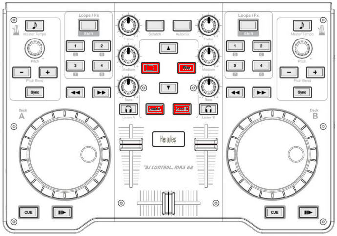 Hercules DJControl MP3 e2 (sampler)